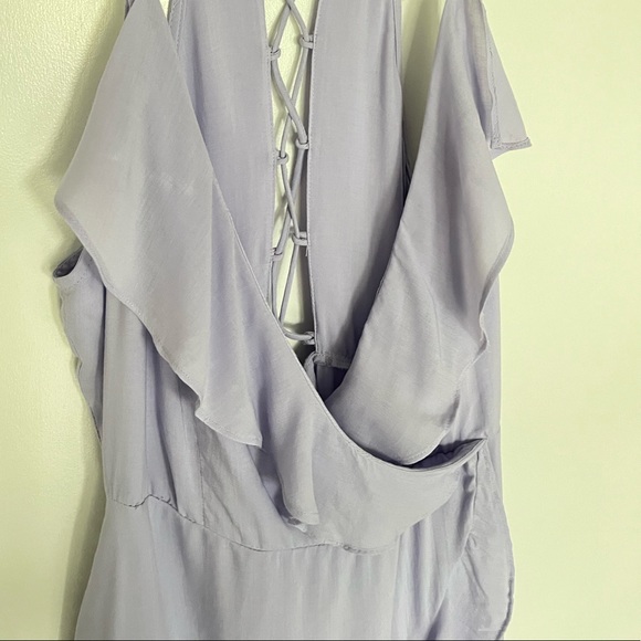 NWT Urban Outfitters Kimchi Blue swing ruffle dress in lavender sz 6. - Picture 3 of 5